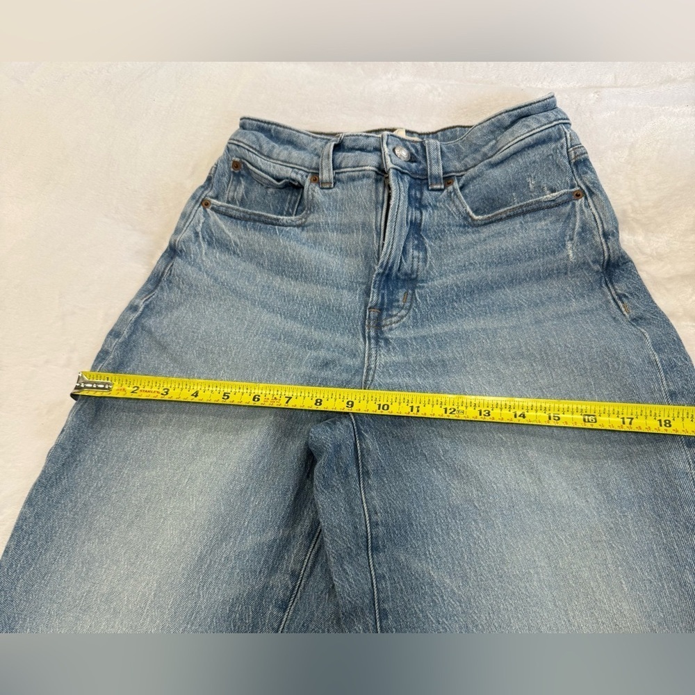Madewell Light Blue Flare Jeans - Picture 9 of 12